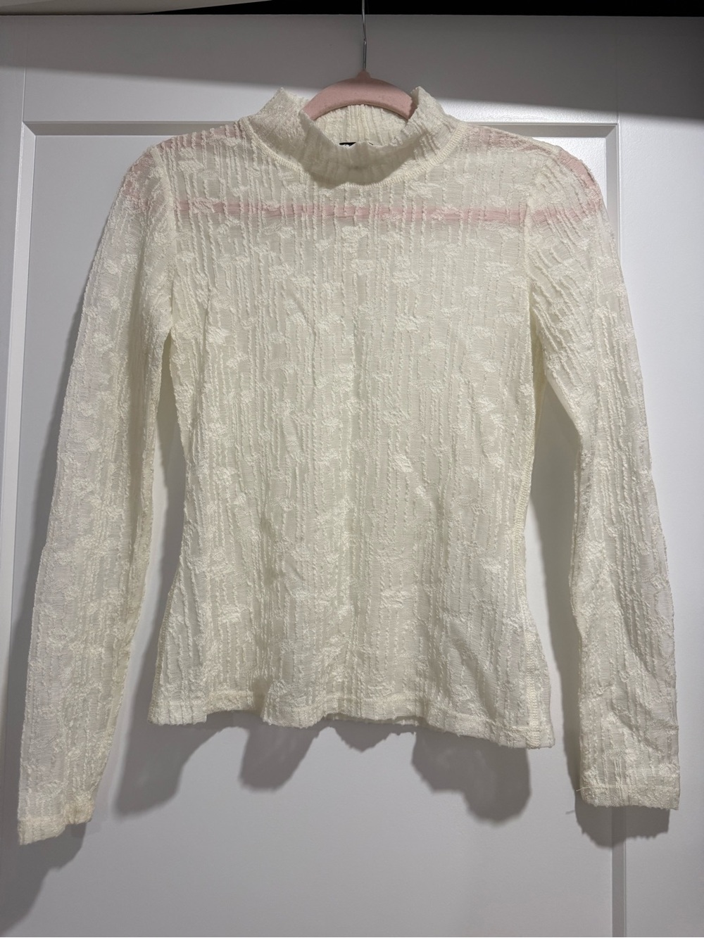 RW&CO sheer turtleneck top XS